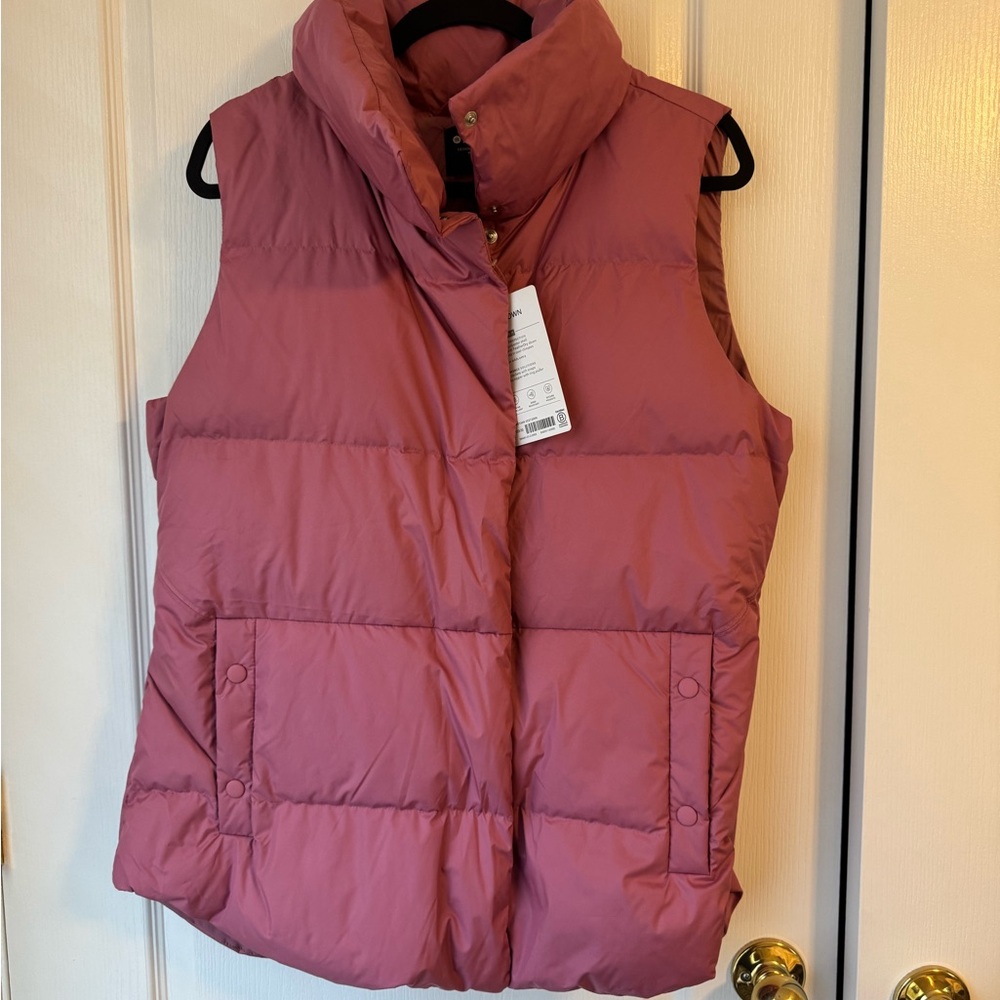 Athleta Downtown Vest in Pink XL